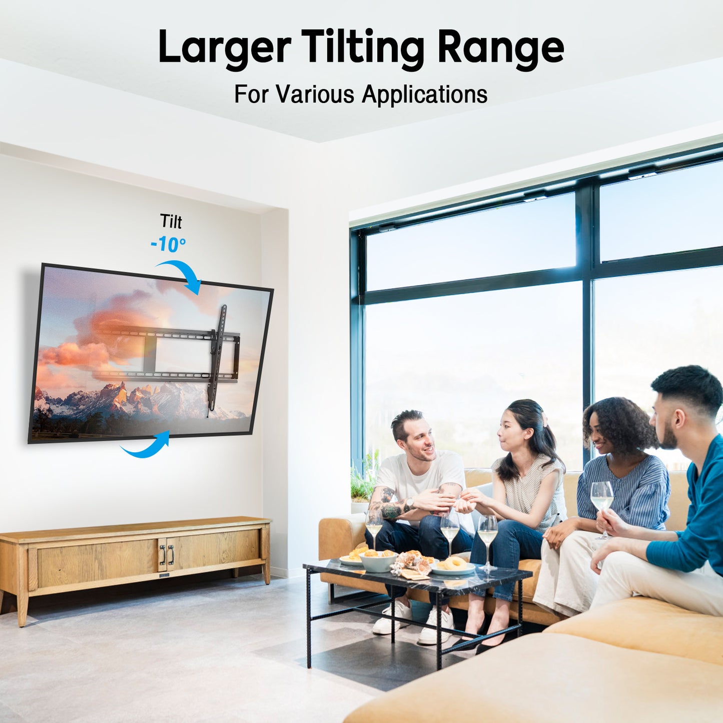 MOUNT PRO Tilt TV Mount VESA 800x400mm